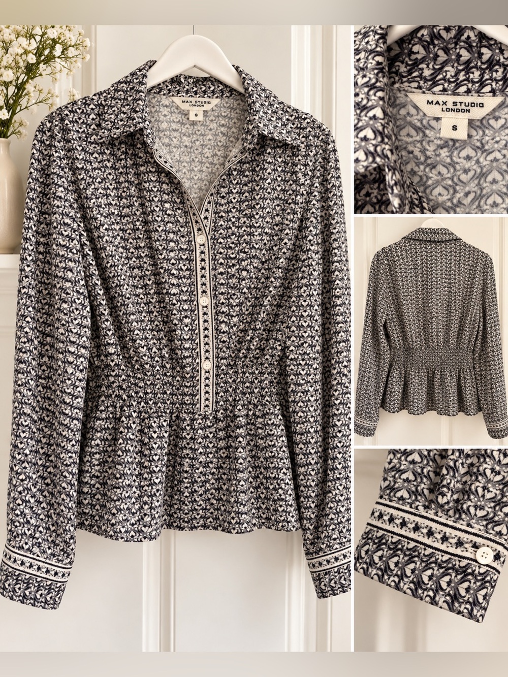 Long sleeve blouse